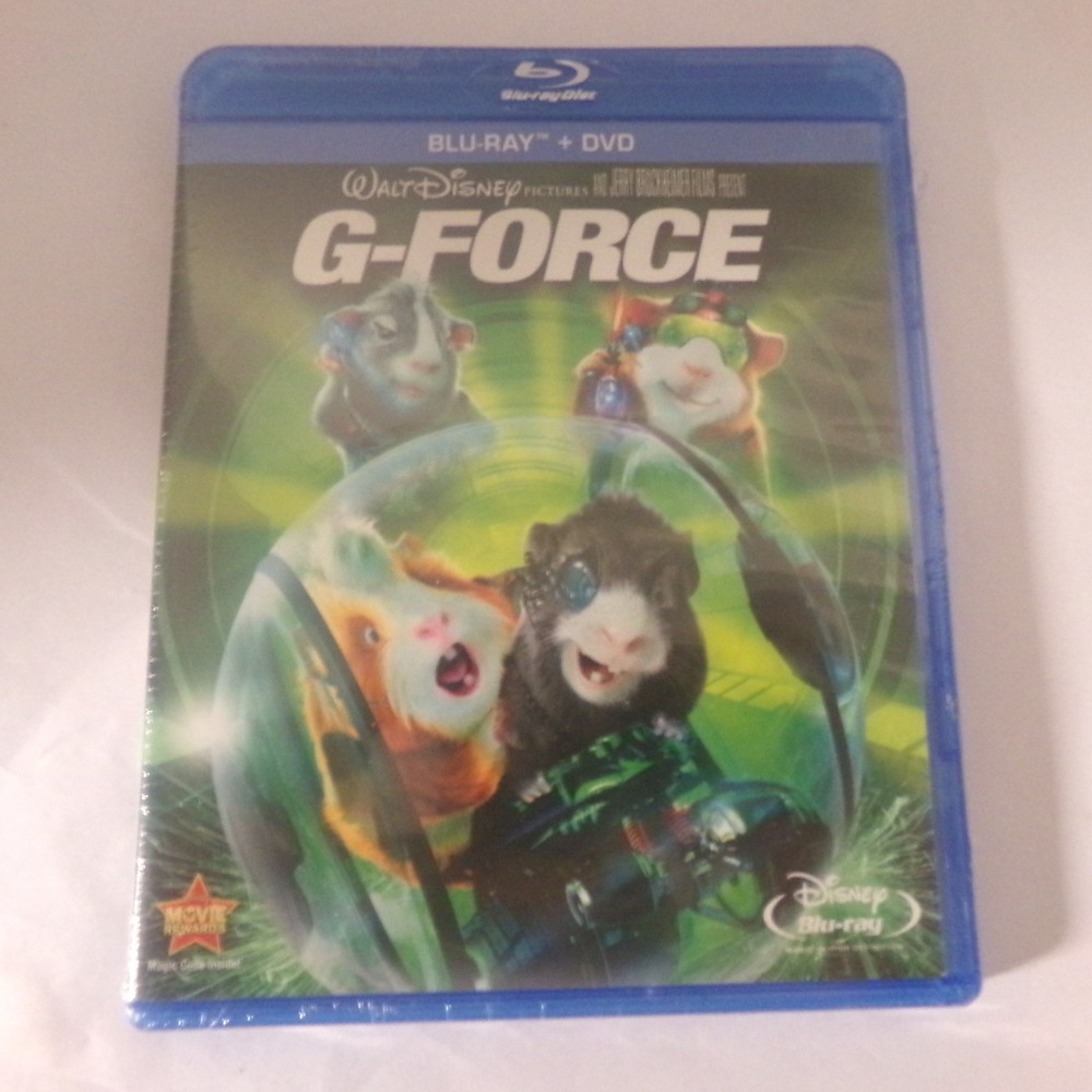 Disney G-Force Blu-ray DVD 2-Disc Combo Pack New Sealed Action Family Movie